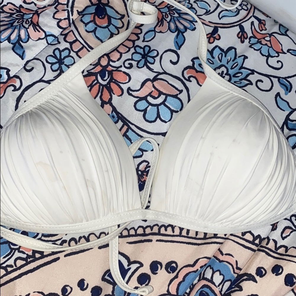 White bikini top
